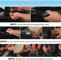 Trim Ram Cylinder Hose Kit for Mercury MerCruiser 32-864960/32-864959/32-99904