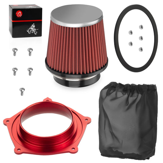 Air Filter Cleaner & Guide Holder Kit for Yamaha YFZ450 2004-2017