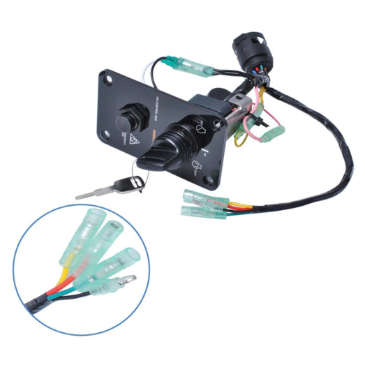 New Outboard Key Switch Assembly for Yamaha 704 Series, 1996-2023