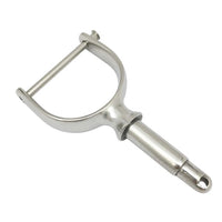 316 Stainless Steel Oarlock Sockets for 12" Paddle, Compatible with Boats