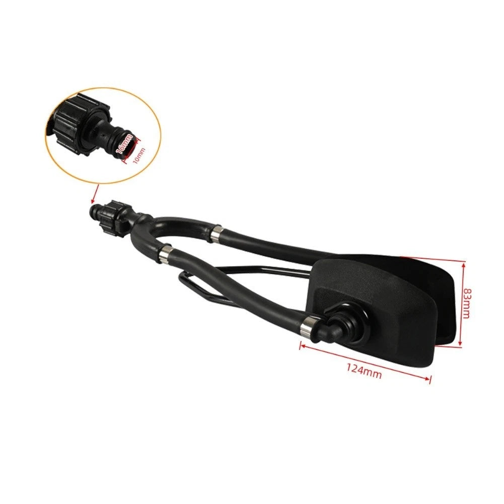 Outboard Motor Flusher & Lower Gear Pump Set for Boat Engine Cleaning