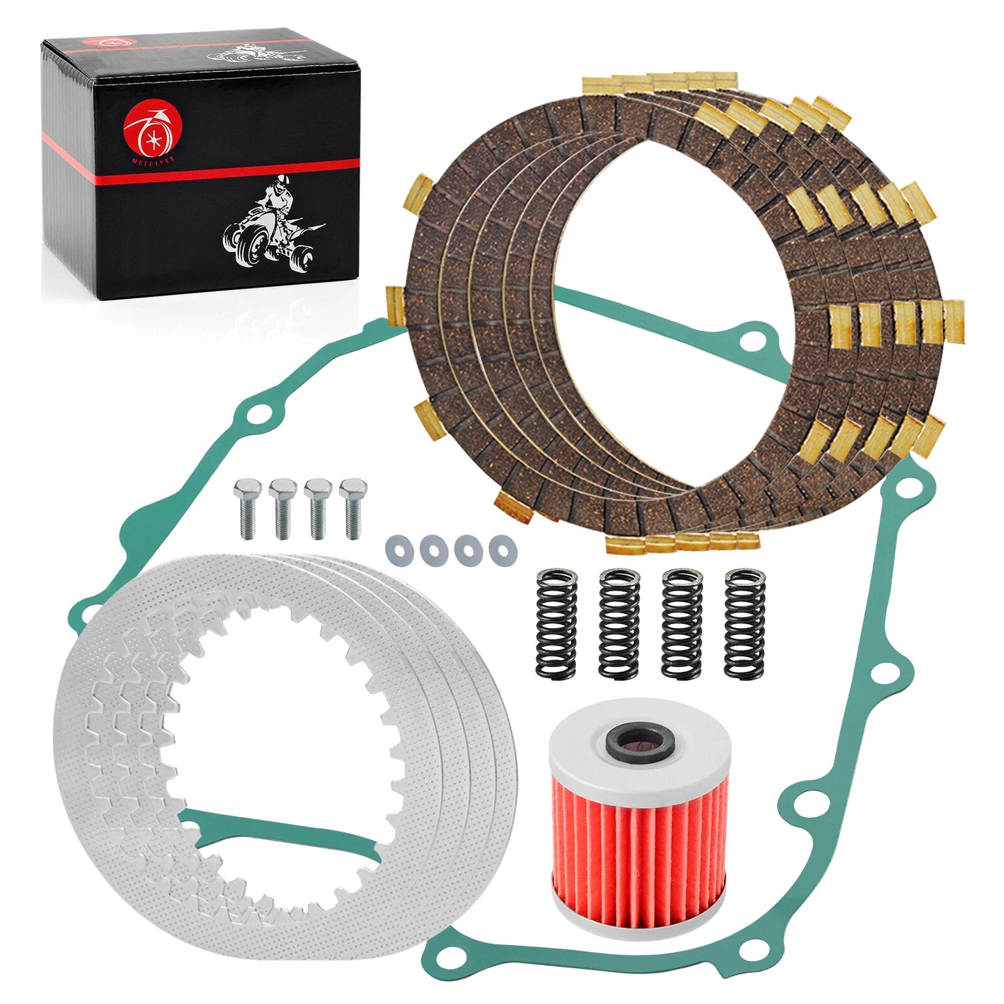 Clutch Kit & Gasket Heavy Duty for Kawasaki Ninja 250R EX250F 1986-2007