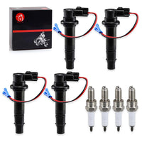 Ignition Coil & Plug w/Spark Plug for Yamaha YZF-R1/R6, FZ1/FZS1, Vmax 1700