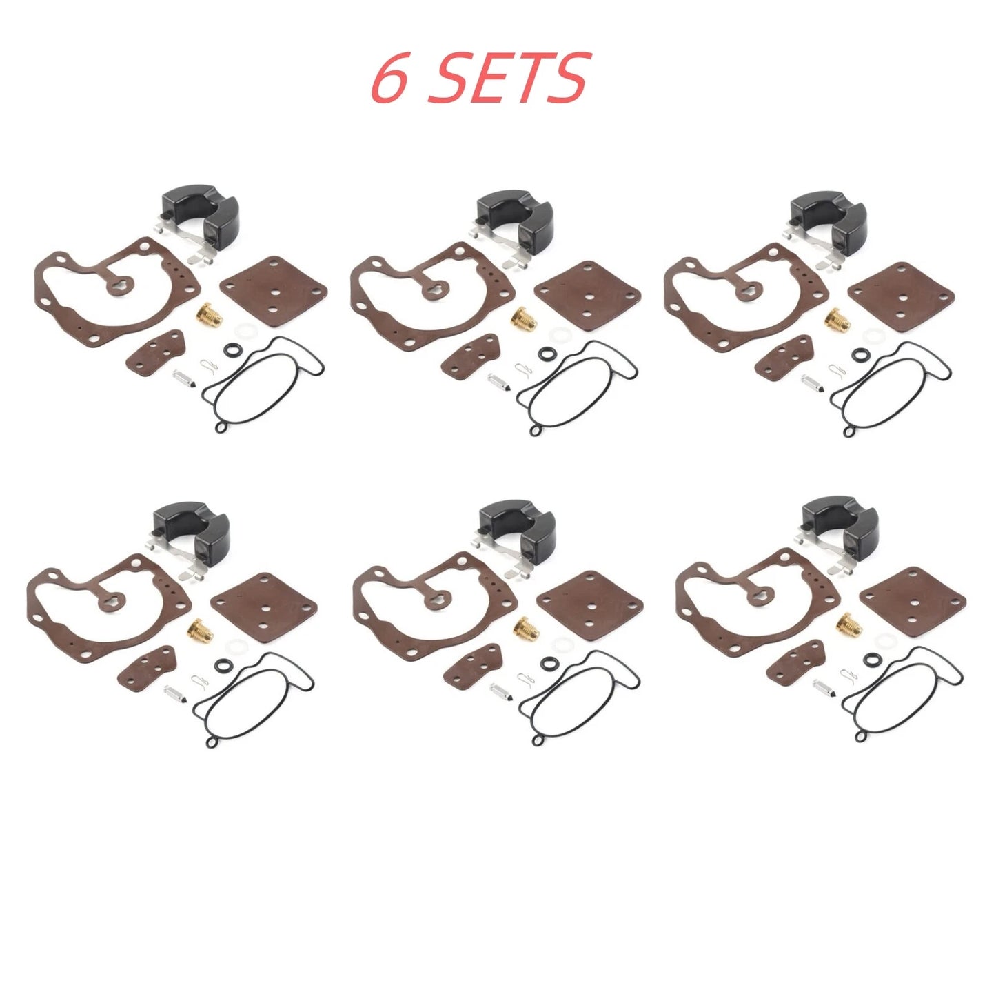 Carburetor Repair Kit for BRP OMC Johnson Evinrude (6 Sets)