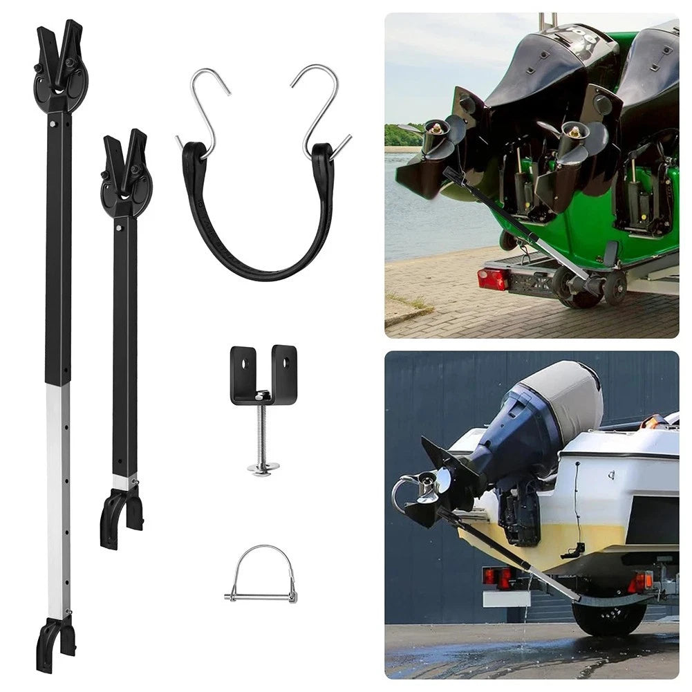 Boat Transom Saver Adjustable Motor Support for Trailers 23-35"