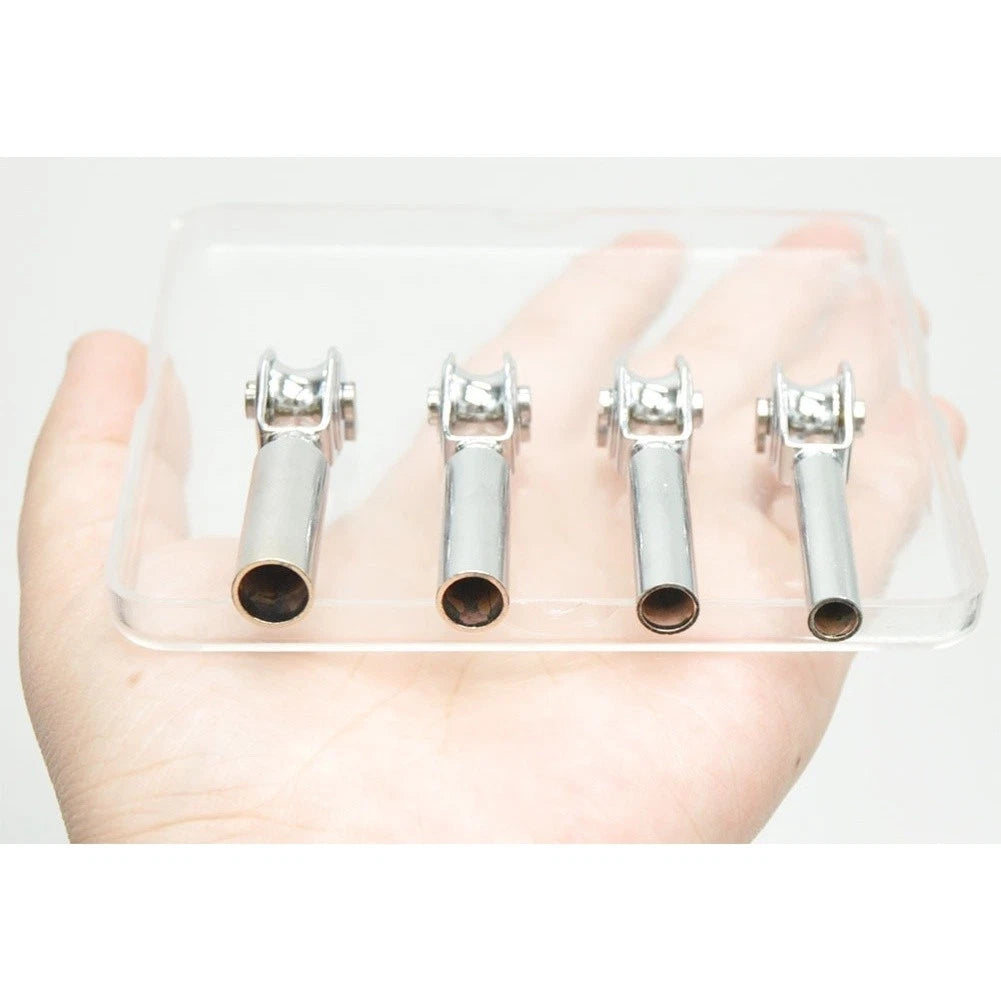 Boat Fishing Rod Guides Stainless Steel Roller for Saltwater Trolling Anglers