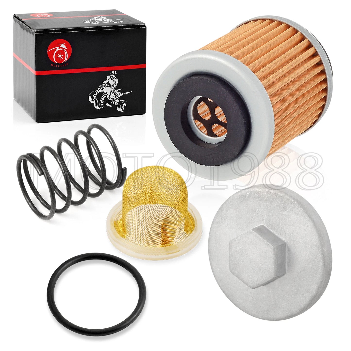 Oil Drain Plug CAP Spring Oil Filter STRAINER for YAMAHA MOTO-4 TRI-MOTO 200/225