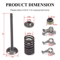 Rocker Arm Intake Exhaust Valve Kit for Polaris Magnum 425/500, Big Boss, ATP 500