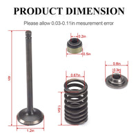 Exhaust Intake Valve Gasket Kit for Polaris Sportsman 400/450/500