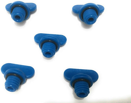 Mercruiser Manifold Block Drain Blue Plug Kit for 22-806608A1, 5X