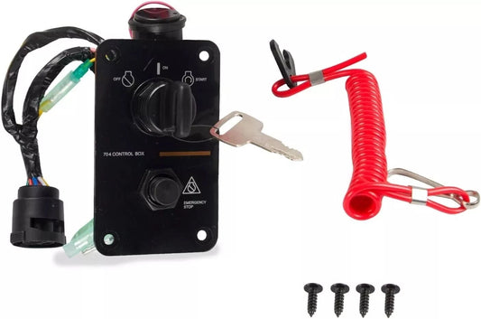 Yamaha Outboard Ignition Key Switch Panel for 70HP Models
