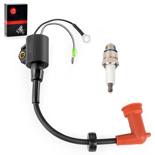 Ignition Coil & Spark Plug for Yamaha Outboard 2-Stroke 9.9-250HP