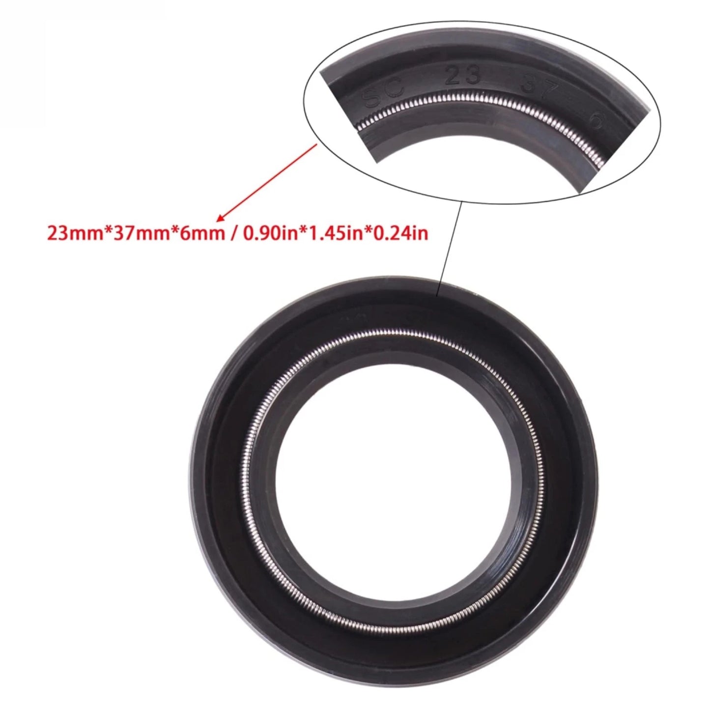 Oil Seal for Yamaha F 25-70HP 2/4-Stroke Outboard - 2 Pcs