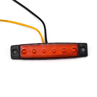 compare product Yellow 12V 6LED Side Rear Indicators for Truck/Bus/Boat/Trailer