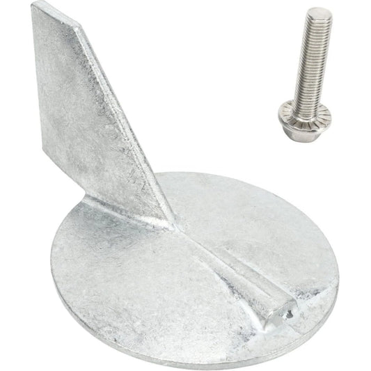 Zinc Trim Tab Anode for Yamaha Outboards Counter Rotation