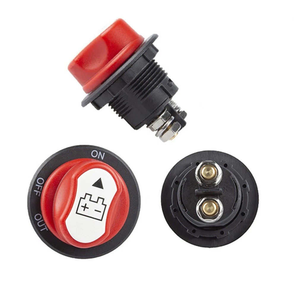 24V Battery Disconnect Switch 100A for Boats/RVs/ATVs/Vehicle Power Control