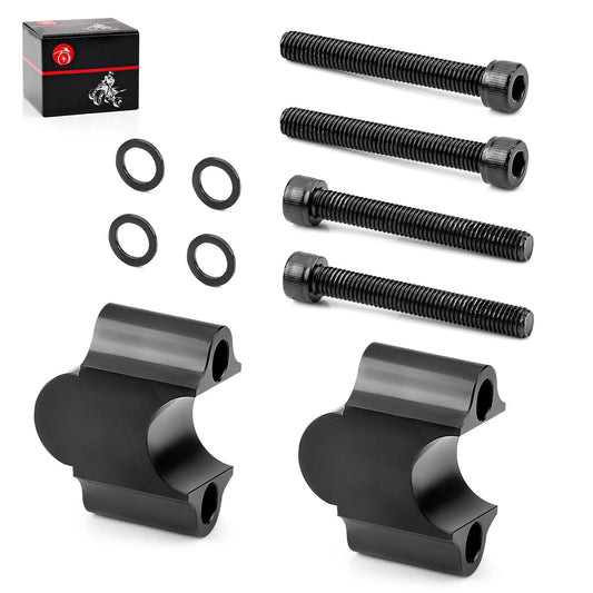 7/8" Black Handlebar Risers 30mm For Can-Am/Honda/Yamaha