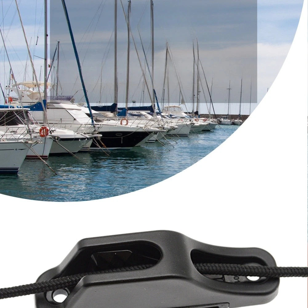 Reinforced Nylon Marine Rope Clamp for Boat/Kayak Fishing Rigging Gear