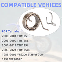 Kick Starter Return Spring & Clip for Yamaha YFS200 Blaster 1988-2006