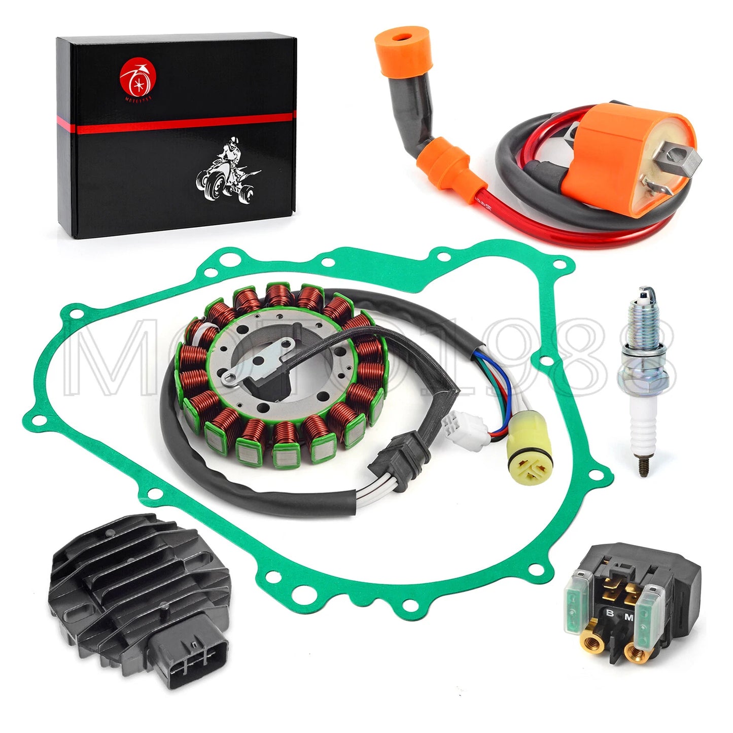 Stator Rectifier Coil Relay Gasket for Yamaha Wolverine/Rhino/Kodiak/Grizzly 450