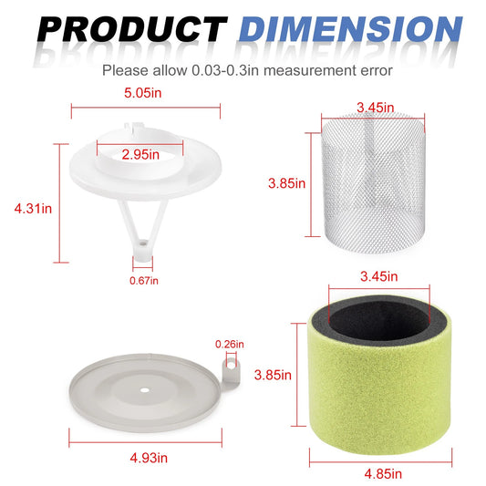 Air Filter Guide Kit for Kawasaki KLF400B Bayou 400 4X4 (1993-1998)