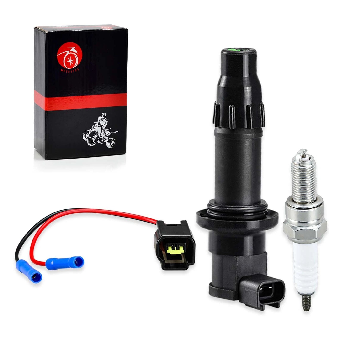 Ignition Coil Spark Plug for Yamaha YZ450F/WR450F/YFZ450 (03-13)