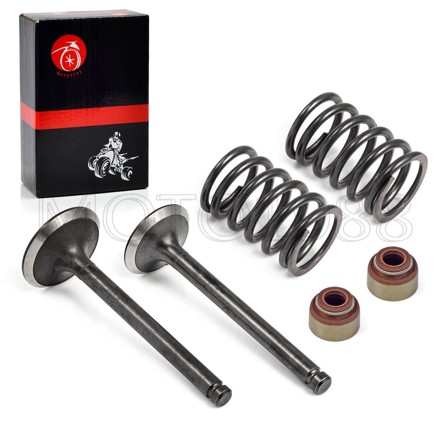 Intake Exhaust Valve Set w/ Seals & Springs for Club Car DS 1992-Up FE290