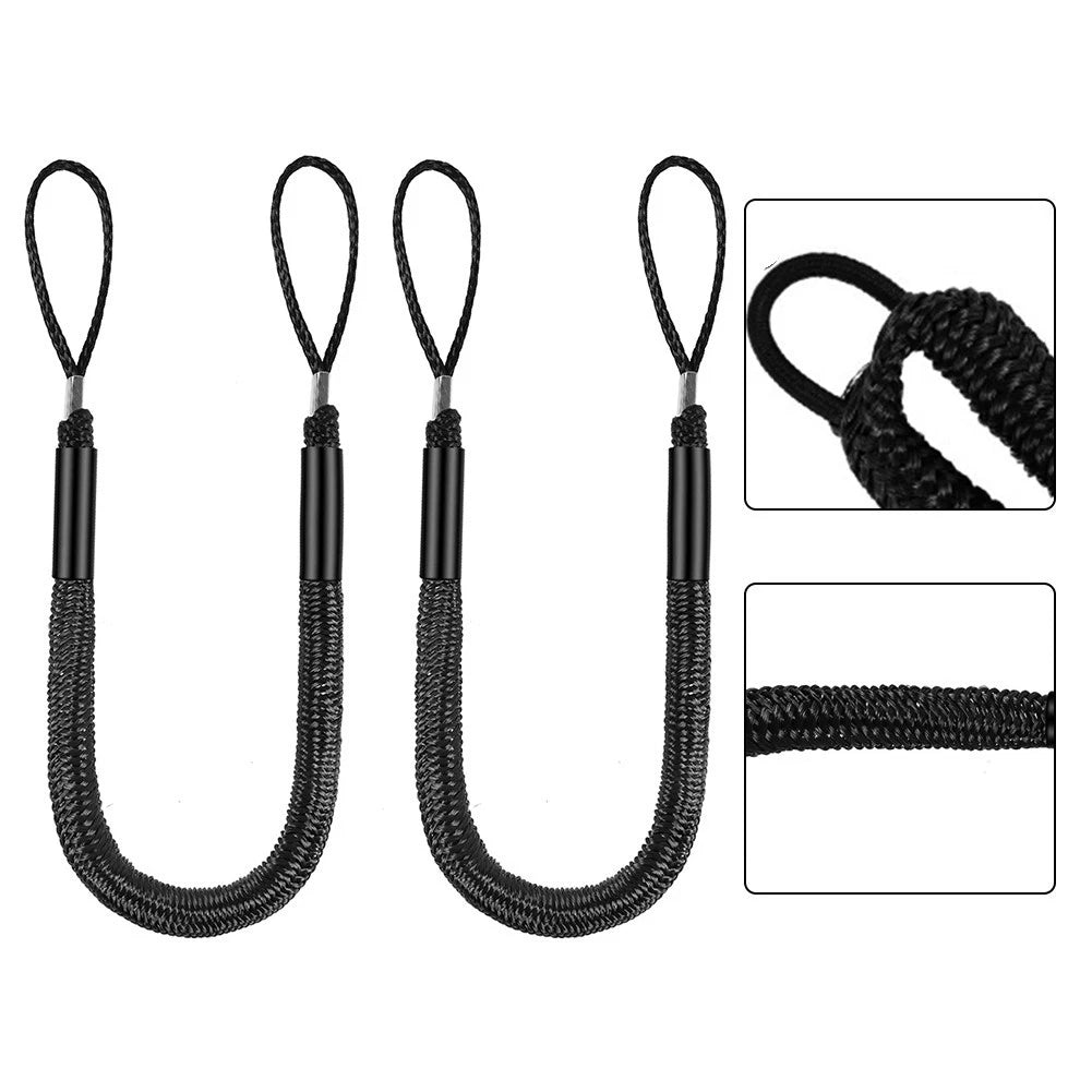 2pcs 5ft Stretch Boat Dock Rope with Foam Float for PWC/Jetski