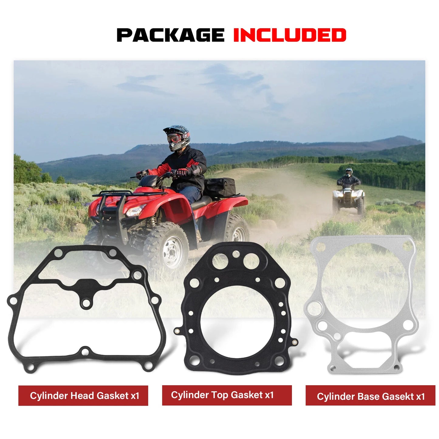 Complete Top End Head Gasket Kit for Honda TRX420 (2009-2024)