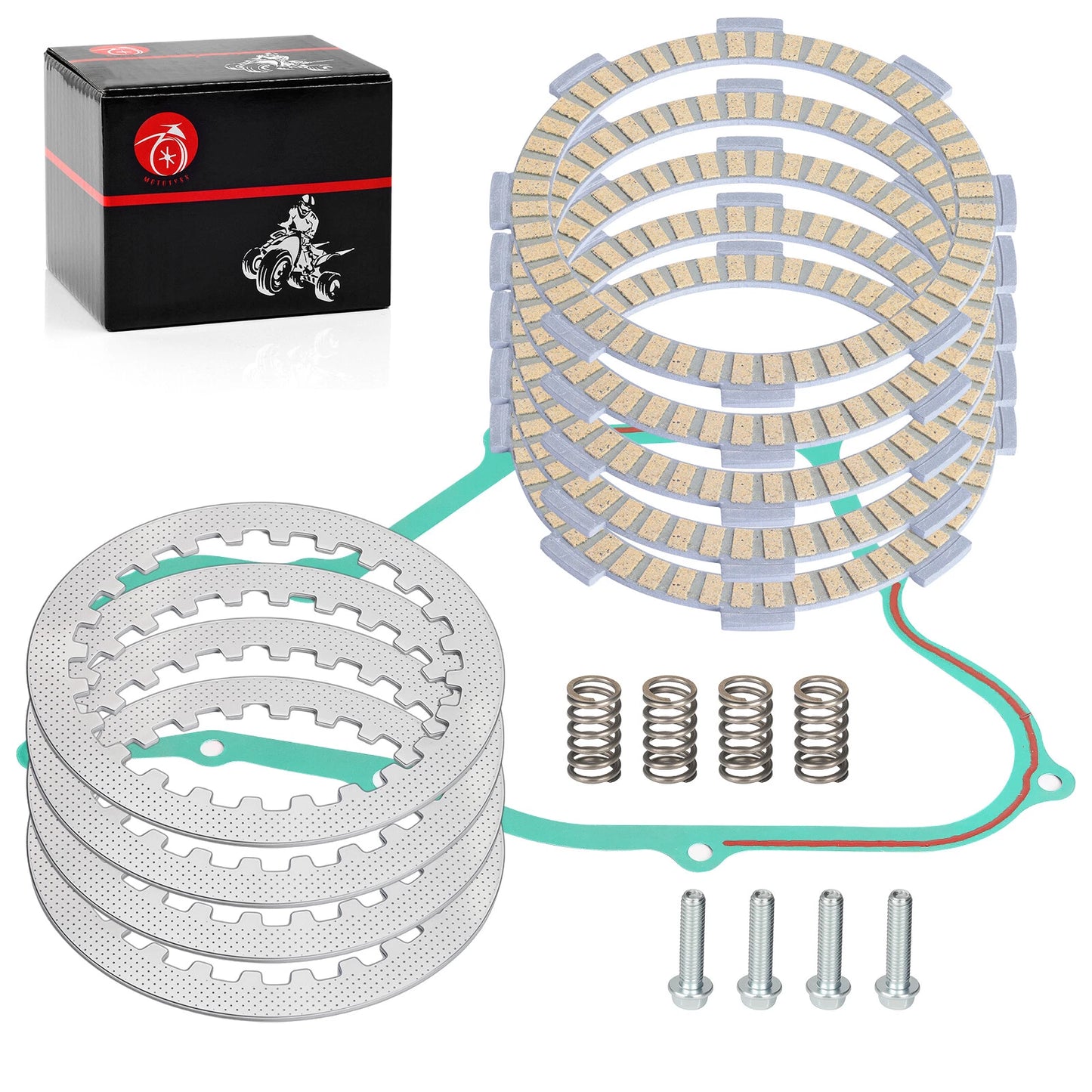 Clutch Friction Steel Plates Gasket Bolts for Honda CR80RB Expert 1996-2002