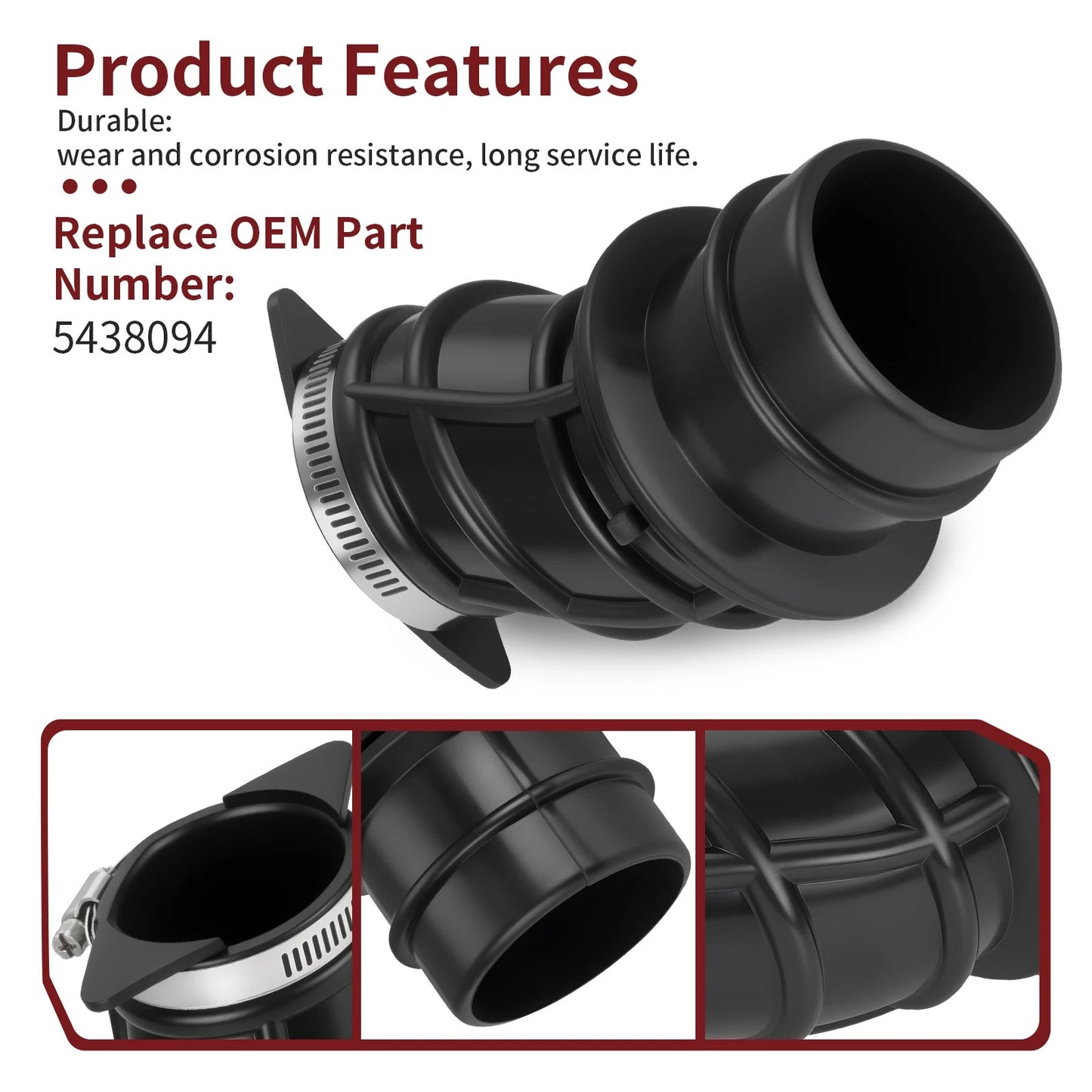 Carburetor Intake Manifold Boot for Polaris Trail Boss/Blazer 330 (2010-2013)