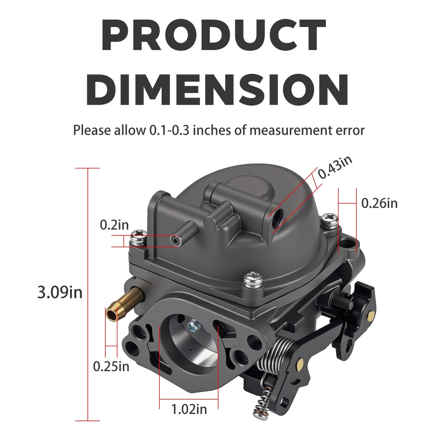 Carburetor for Honda BF15/BF15A Outboard Boat (15HP)