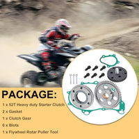 Starter Clutch & Gear Idler w/ Gaskets for Yamaha YFM660R Raptor 660R 2004-2005