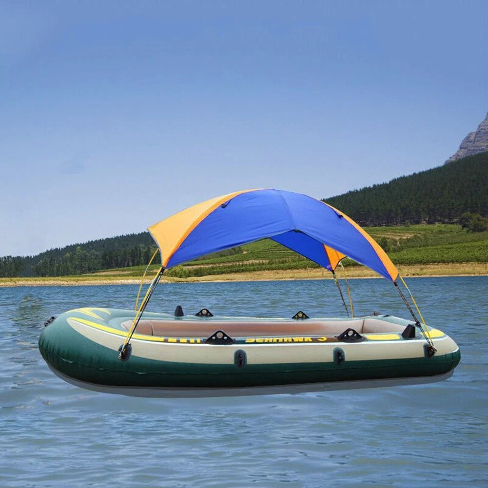 UV Protective Sun Shade for Inflatable Boat, Coated PVC Material