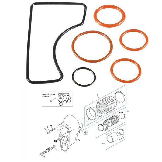 Bell Housing Gasket Kit for MerCruiser Bravo I/II/III (1990-2023)