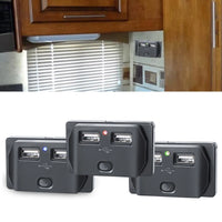 Efficient Double USB Quick Chargers for RVs/Boats