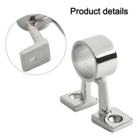 Stylish Boat Frame Rail Mount in Polished Stainless Steel for All Models