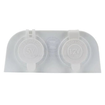 compare product 12/24V USB Charger Combo with Power Socket for Boat Caravan 4WD Surface Mount