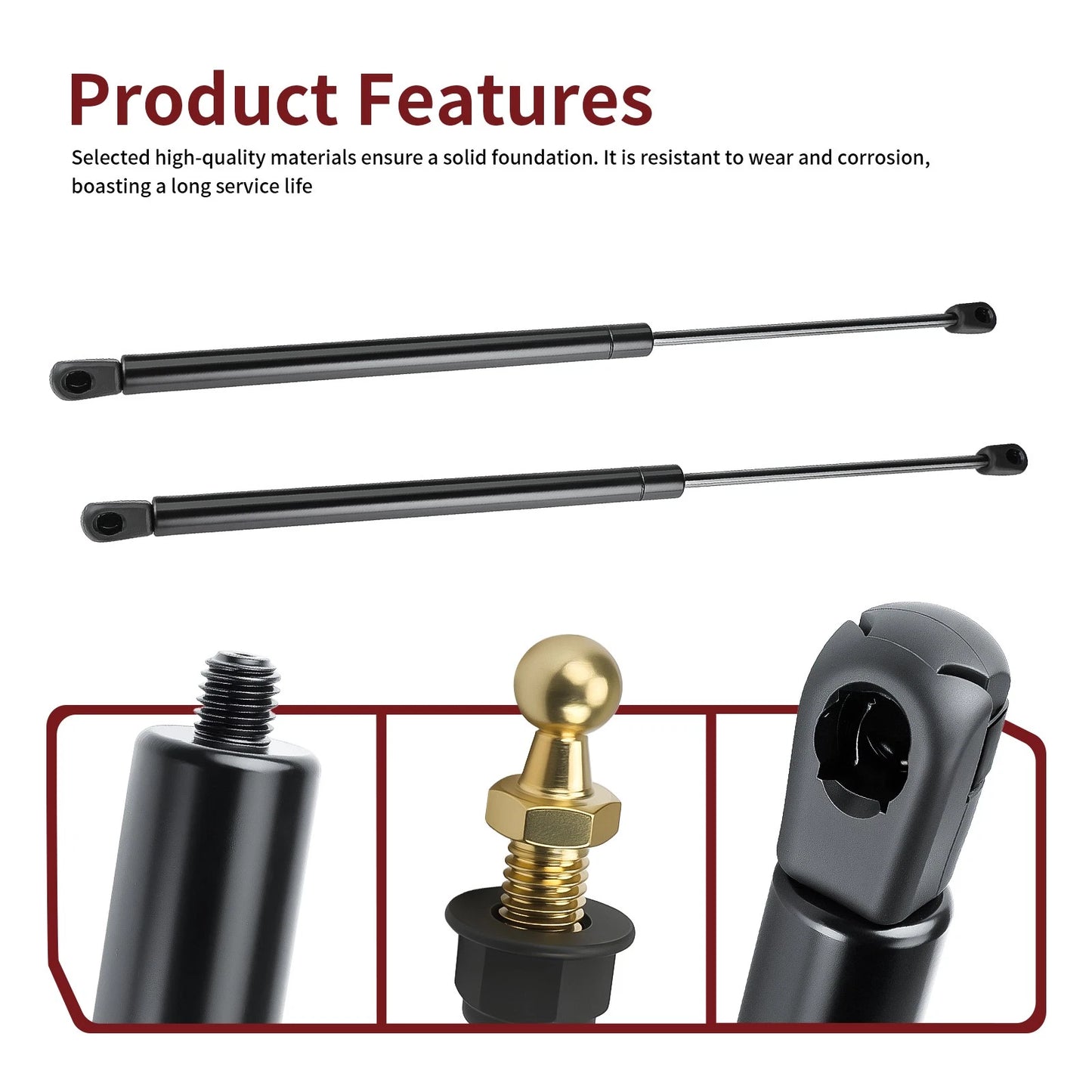 Windshield Shock Strut Tip Out w/ Ball End for Polaris Ranger XP 1000