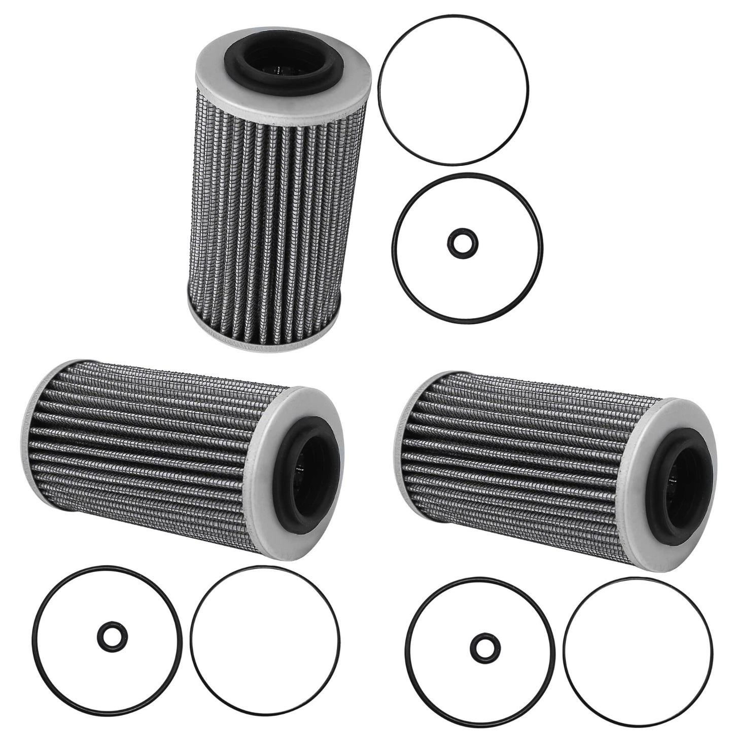 3Pack Oil Filter w/ O-rings for Sea-Doo GTI/RXT/RXP/GTX 130-300HP
