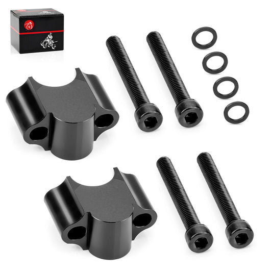 7/8" Black Handlebar Risers 30mm For Can-Am/Honda/Yamaha