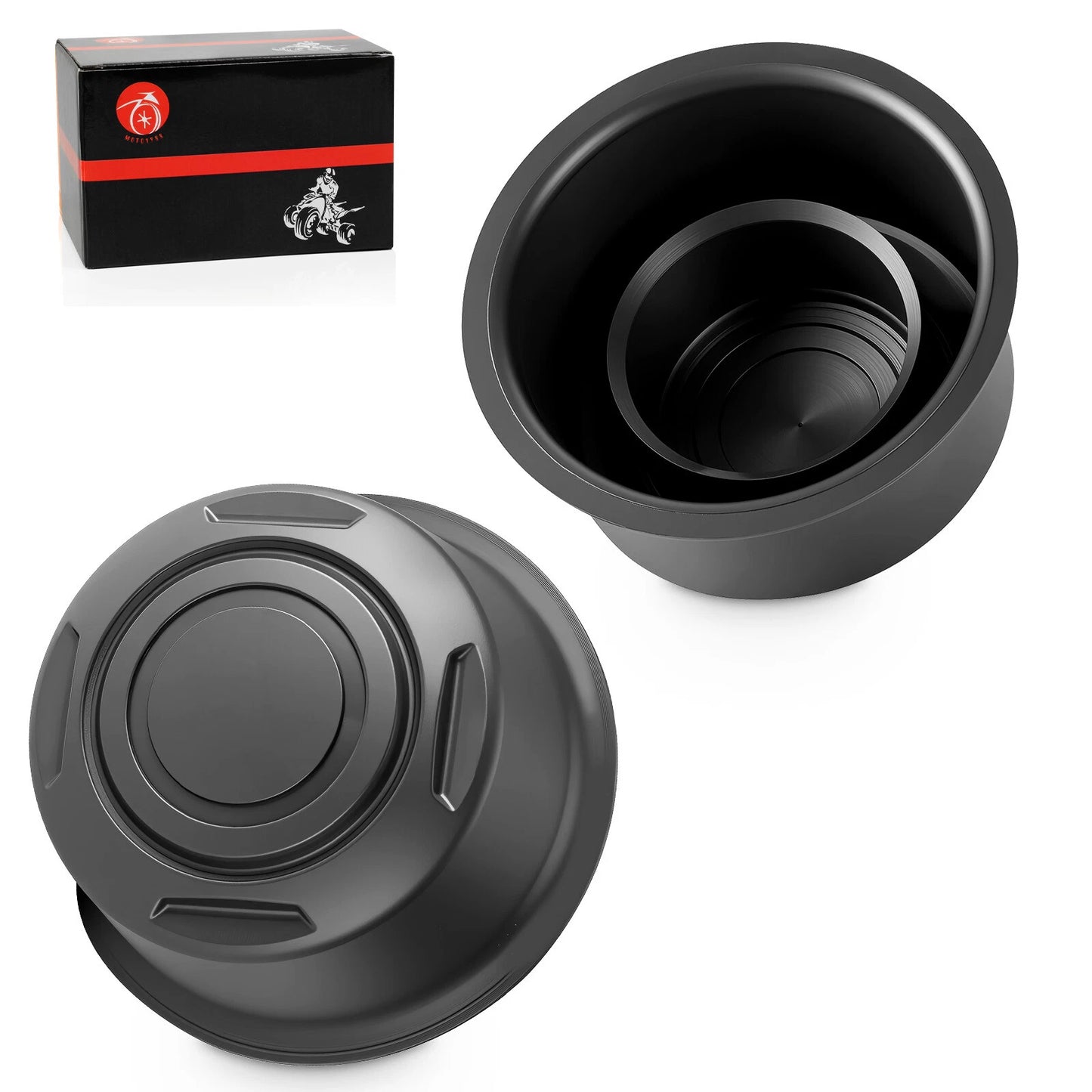 2X Front/Rear Wheel Cap for Yamaha Rhino 450/660/700 (2006-2012)