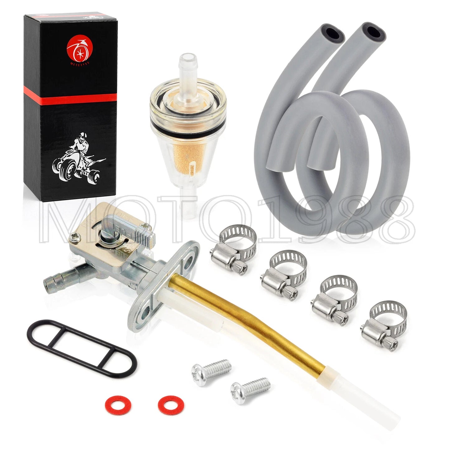 Fuel Valve Petcock for Kawasaki Bayou 300/400 4x4 KLF300/KLF400 1993-1999