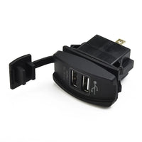 Dual USB Power Charger Rocker Switch for Car/Boat 12V