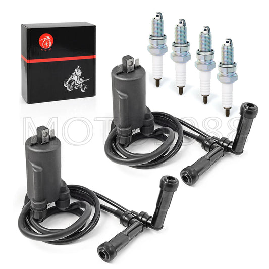 Ignition Coil & Spark Plug Kit for HONDA Nighthawk 750 CB750SC (1982-1983)