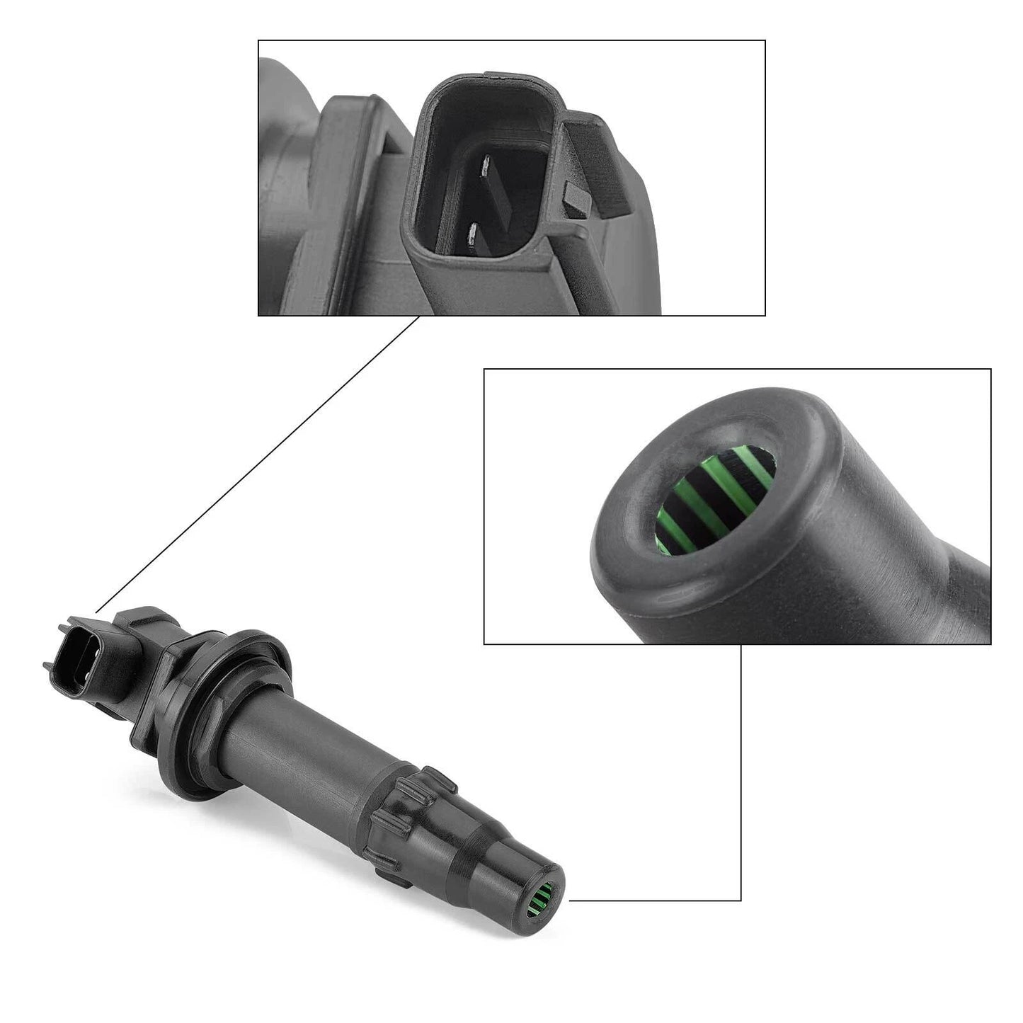 Ignition Coil & Spark Plug for Kawasaki KX 250F 2006-2010