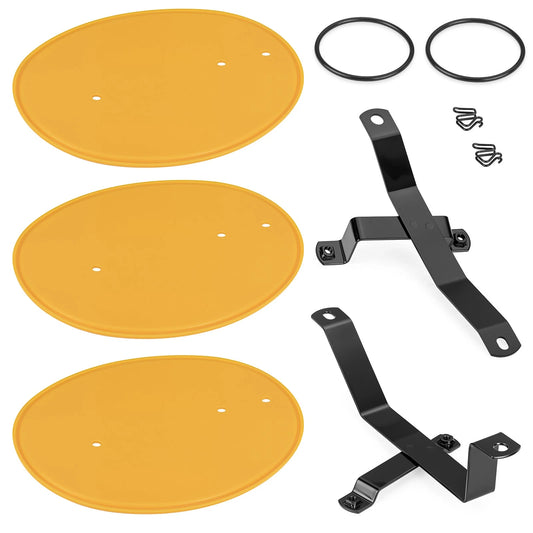 Yellow Number Plate Kit for Honda Z50R 1979-1987
