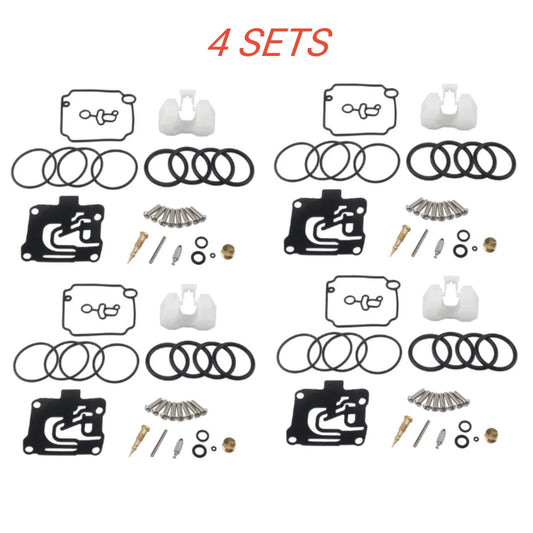4X Carburetor Repair Kit for Yamaha 4-Stroke 40-50HP Models 62Y-W0093