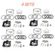 4X Carburetor Repair Kit for Yamaha 4-Stroke 40-50HP Models 62Y-W0093
