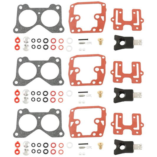 CARB Repair Rebuild Kit for Johnson/Evinrude (3 Pack)